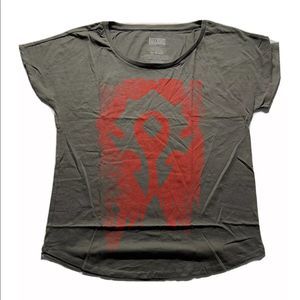 World of Warcraft Horde Banner Tee Women’s Size M